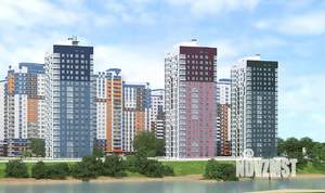 1-к квартира, строящийся дом, 34м2, 2/19 этаж