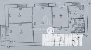 4-к квартира, вторичка, 60м2, 4/5 этаж