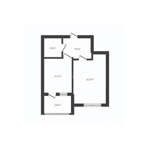 1-к квартира, вторичка, 51м2, 8/14 этаж