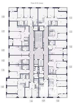 2-к квартира, вторичка, 51м2, 9/16 этаж
