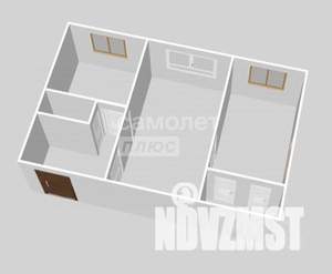 2-к квартира, вторичка, 38м2, 2/2 этаж
