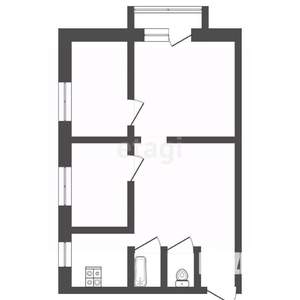 3-к квартира, вторичка, 49м2, 4/5 этаж