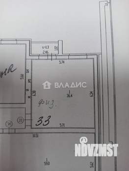1-к квартира, вторичка, 36м2, 2/3 этаж