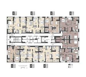 3-к квартира, вторичка, 94м2, 14/17 этаж