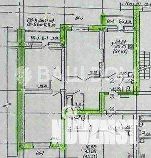 3-к квартира, вторичка, 91м2, 3/14 этаж