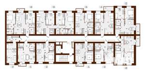 1-к квартира, строящийся дом, 39м2, 5/14 этаж