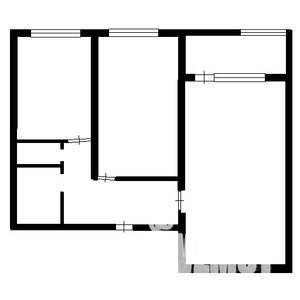 2-к квартира, вторичка, 45м2, 2/5 этаж