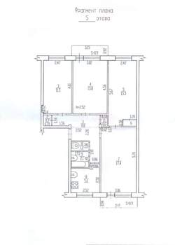 4-к квартира, вторичка, 76м2, 5/5 этаж