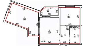 2-к квартира, вторичка, 61м2, 13/16 этаж