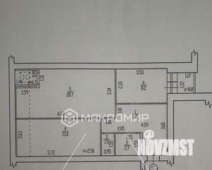 2-к квартира, вторичка, 60м2, 6/6 этаж