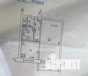 1-к квартира, вторичка, 30м2, 2/5 этаж