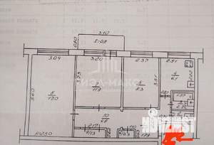 3-к квартира, вторичка, 60м2, 3/5 этаж