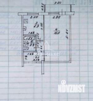 1-к квартира, вторичка, 32м2, 3/5 этаж