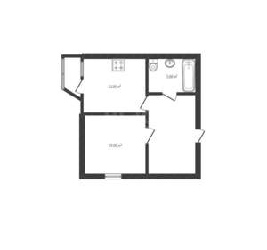 1-к квартира, вторичка, 39м2, 4/10 этаж