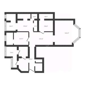 3-к квартира, вторичка, 147м2, 3/9 этаж