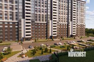 1-к квартира, строящийся дом, 38м2, 15/16 этаж
