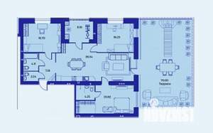 3-к квартира, вторичка, 142м2, 2/9 этаж