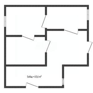 3-к квартира, вторичка, 64м2, 5/5 этаж