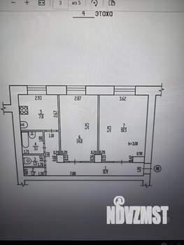 2-к квартира, вторичка, 59м2, 4/4 этаж