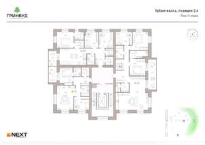 2-к квартира, вторичка, 72м2, 5/5 этаж