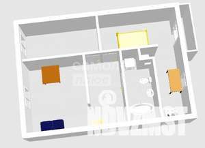 3-к квартира, вторичка, 58м2, 2/5 этаж