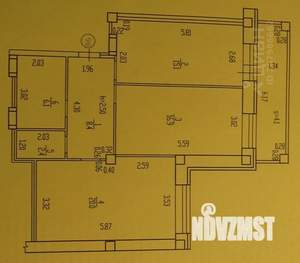 2-к квартира, вторичка, 69м2, 10/10 этаж