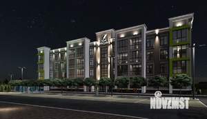 1-к квартира, строящийся дом, 45м2, 3/4 этаж