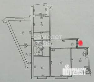 4-к квартира, вторичка, 82м2, 7/10 этаж