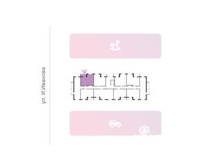 1-к квартира, вторичка, 40м2, 2/10 этаж