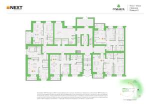 2-к квартира, вторичка, 68м2, 1/9 этаж