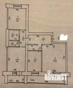 3-к квартира, вторичка, 65м2, 7/9 этаж