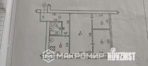 2-к квартира, вторичка, 44м2, 1/5 этаж