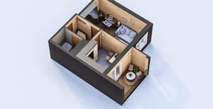 1-к квартира, вторичка, 42м2, 6/16 этаж