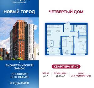 2-к квартира, вторичка, 51м2, 4/9 этаж