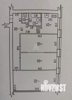 3-к квартира, вторичка, 54м2, 3/3 этаж