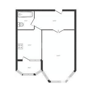 1-к квартира, вторичка, 49м2, 11/15 этаж