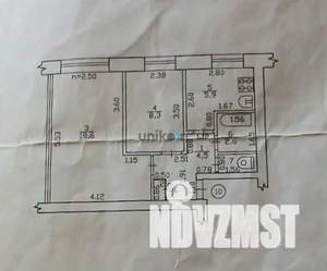 2-к квартира, вторичка, 42м2, 1/2 этаж