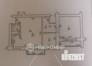 3-к квартира, вторичка, 55м2, 4/4 этаж