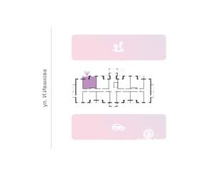 1-к квартира, вторичка, 40м2, 1/10 этаж