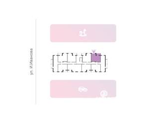 1-к квартира, вторичка, 40м2, 2/10 этаж