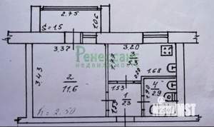 1-к квартира, вторичка, 25м2, 5/5 этаж