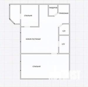 2-к квартира, вторичка, 64м2, 13/14 этаж