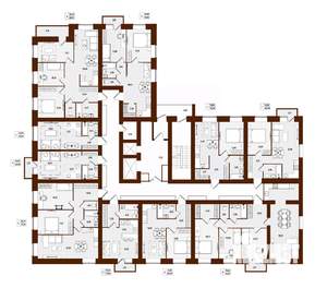3-к квартира, строящийся дом, 80м2, 14/14 этаж