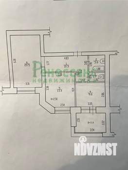 2-к квартира, вторичка, 60м2, 3/10 этаж