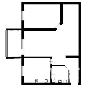 2-к квартира, вторичка, 44м2, 2/5 этаж