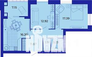3-к квартира, сданный дом, 71м2, 4/9 этаж